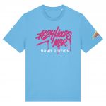 24h-Race Graffiti T-Shirt Graphic blue