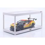 Single display case with LED lighting for 1/18 scale model cars white